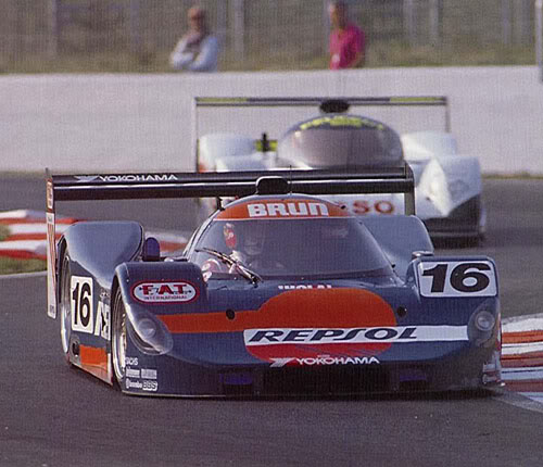 On track at Magny-Cours.