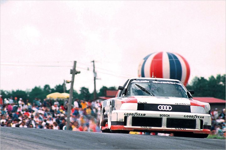 The 1989 Audi IMSA GTO.