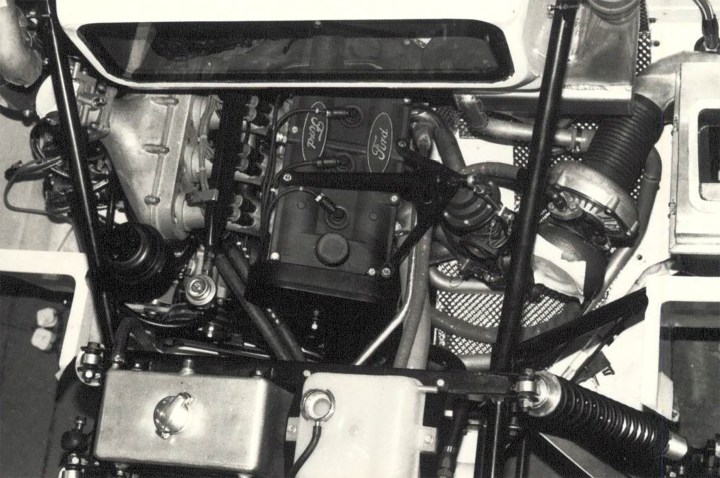 The 1700 BDT engine in situ.