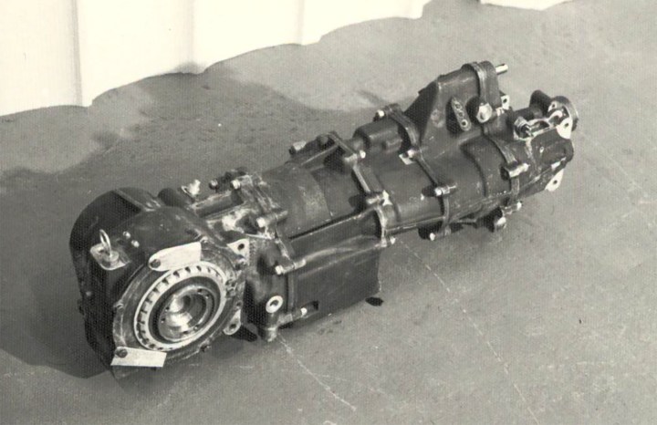 The RS200, FF Developments gearbox with integrated front differential.