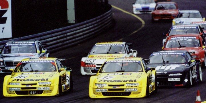 The 1996 ITC Championship in action at the Norisring.